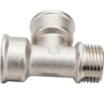 Тройник латунный Ду15 (1/2") В-В-Н никелированный STI D190-00072 3508
