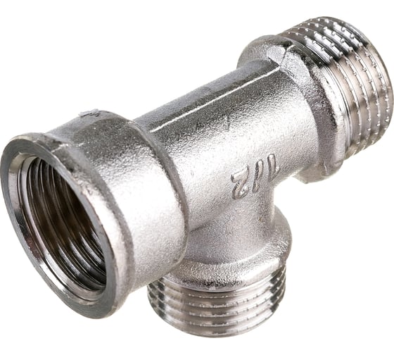 Тройник STI 1/2" В-Н-Н никелированный 3507