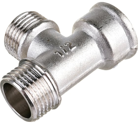 Тройник STI 1/2" В-Н-Н никелированный 3507