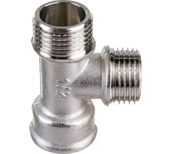 Тройник STI 1/2" В-Н-Н никелированный 3507