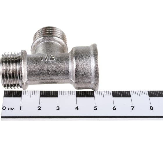 Тройник STI 1/2" В-Н-Н никелированный 3507