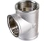Тройник STI латунный Ду25 (1") никелированный D190-00079 3