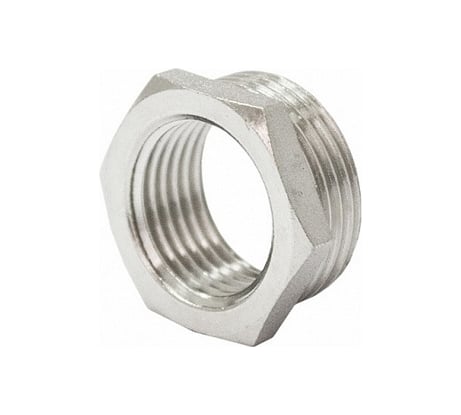 Футорка STI 1 1/2" x 1 1/4" никелированная D270-05040