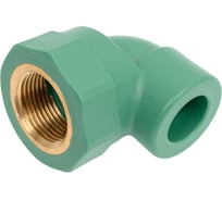 Комбинированный угол Banninger полипропиленовый, зеленый, 20x3/4 ВР 7R21064511