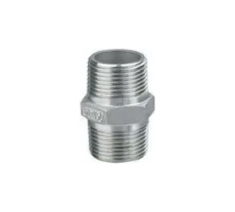 Шестигранный ниппель TITAN LOCK с наружной резьбой BSP 1/2" с обеих сторон, нержавеющая сталь TL1/2HNSS