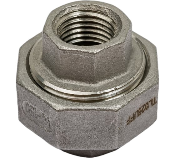 Американка TITAN LOCK нержавеющая сталь (AISI304) 1/4", ВР/ВР TL025UFF