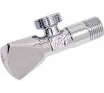 Угловой вентиль DOUBLE-LIN хром Ду=1/2x3/4 LL3055 (1/2x3/4)