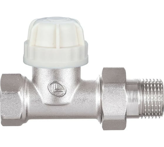 Клапан под термоголовку DOUBLE-LIN прямой, резьбовой, латунный Ду=1/2 LL3061B (1/2")