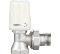 Радиаторный кран DOUBLE-LIN угловой, резьбовой, латунный, Ду=1/2 LL3052A (1/2")
