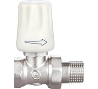 Радиаторный кран DOUBLE-LIN прямой, резьбовой, латунный Ду=1/2 LL3054A (1/2")
