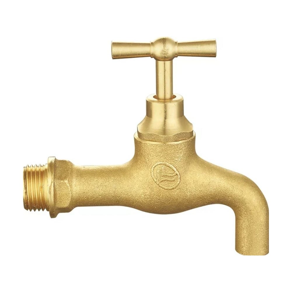 Водоразборный резьбовой вентиль DOUBLE-LIN латунный 1/2\" LL2054 (1/2 ...