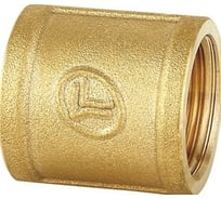 Прямая муфта DOUBLE-LIN резьбовая латунная никелированная 1" LL6019 (1")