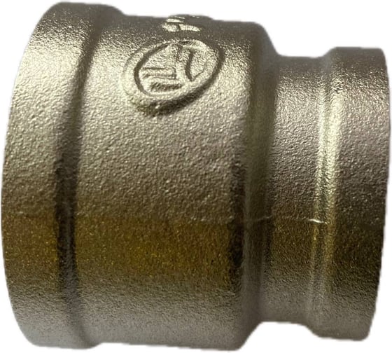 Переходная муфта DOUBLE-LIN резьбовая латунная никелированная вн-вн 1"-1/2" LL6073 (1"x1/2") 1