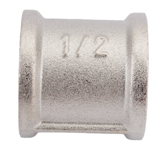 Прямая муфта DOUBLE-LIN резьбовая латунная 1/2 LL6019 (1/2")