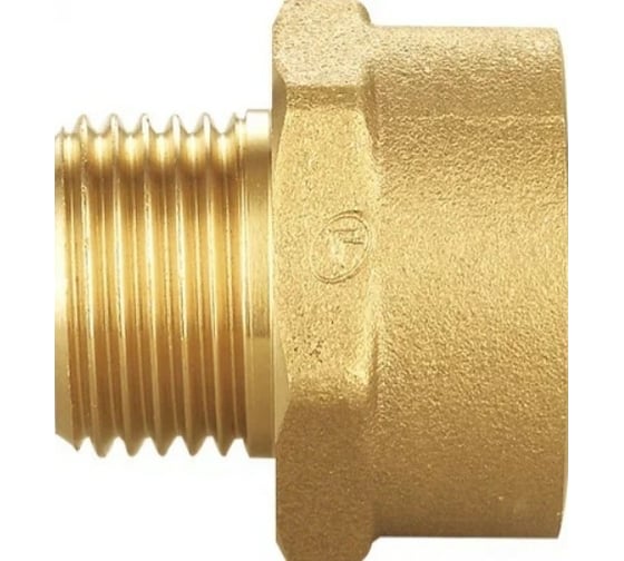 Переходник DOUBLE-LIN резьбовой, латунный вр/нр 1"-3/4" LL6124 (1"x3/4") 1