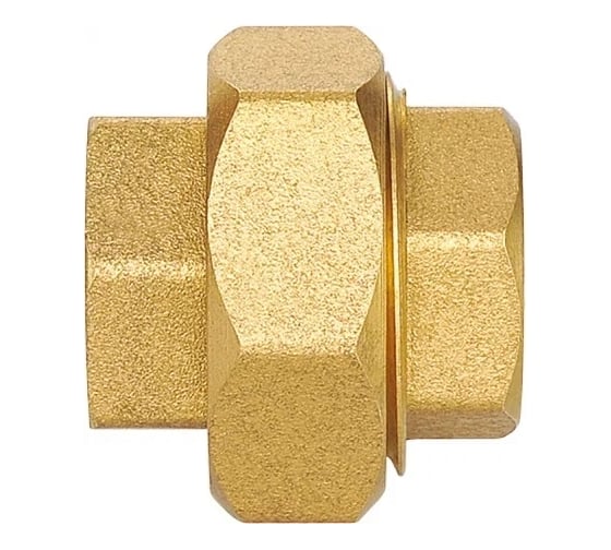 Сгон американка DOUBLE-LIN резьбовой, латунный, прямой В/В 3/4" LL6023 (3/4") 1
