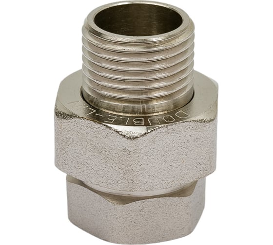Сгон американка DOUBLE-LIN резьбовой, латунный, прямой Н/В 1/2" LL6035 (1/2")
