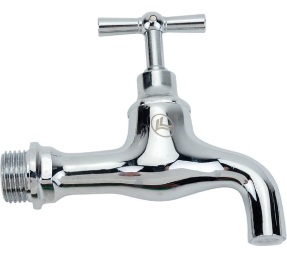 Водоразборный вентиль DOUBLE-LIN хром, полированный 1/2" LL2053 B (1/2") 1