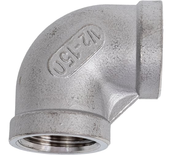 Отвод TITAN LOCK 90 градусов, нержавеющий (уголок) ВР/ВР 1/2" AISI304 TL050ELFF