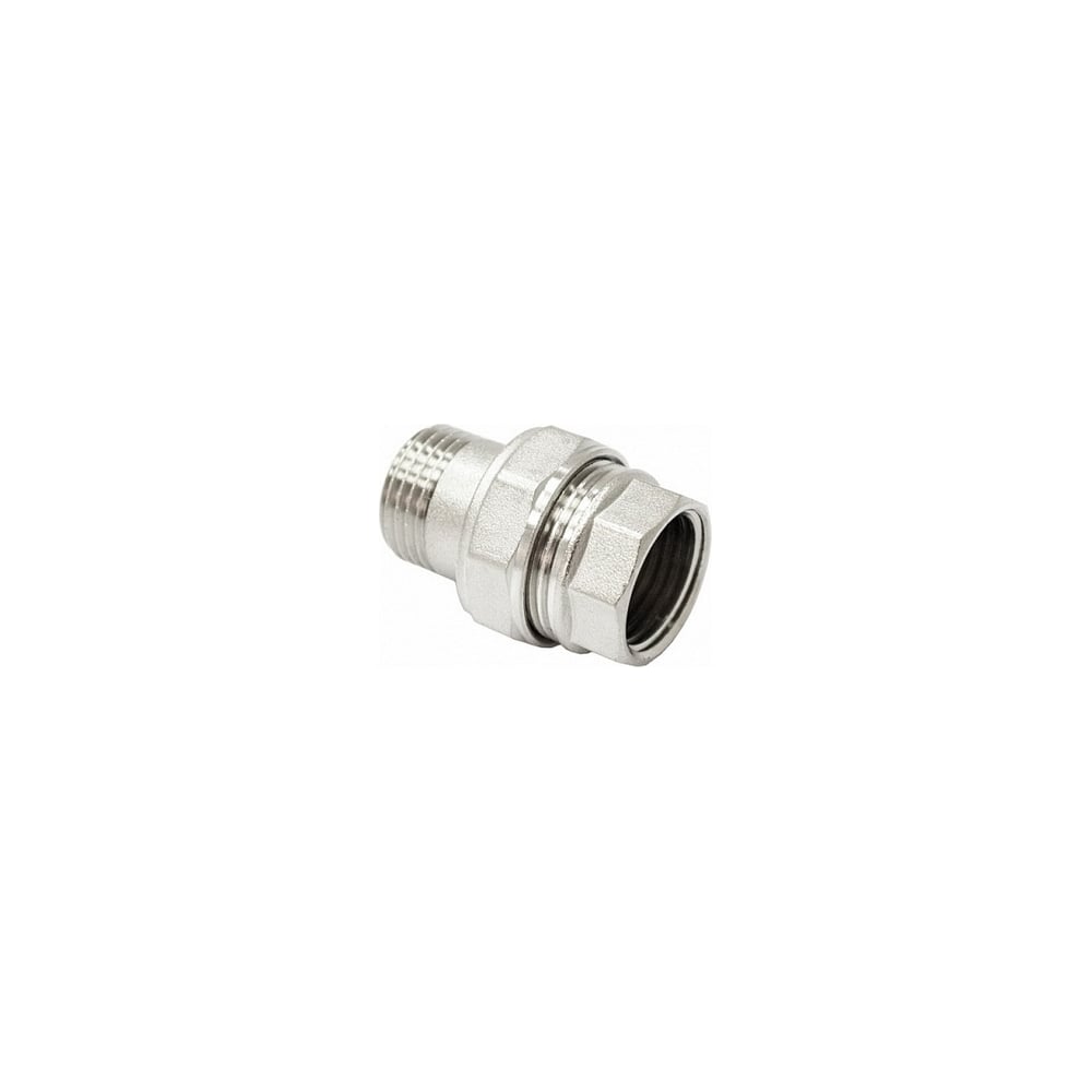 Соединитель STI латунный прямой Ду15 Ру16 никелированный D270-04998 ...