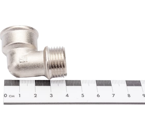 Угольник STI 1/2" ВР/НР никелированный 767
