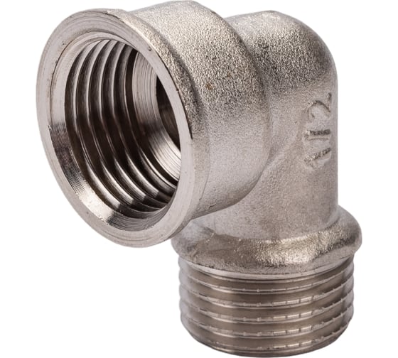 Угольник STI 1/2" ВР/НР никелированный 767