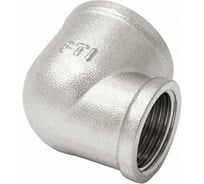 Угольник STI латунный Ду20х15 (3/4"х 1/2") Ру16 ВР/ВР переходной, никелированный D270-05012