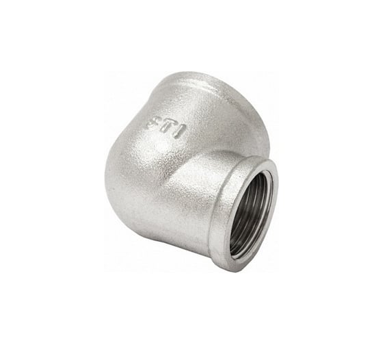 Угольник STI латунный Ду20х15 (3/4"х 1/2") Ру16 ВР/ВР переходной, никелированный D270-05012