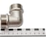 Угольник STI латунный Ду25 (1") Ру16 НР/НР никелированный D270-05013 3