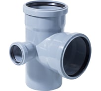 Крестовина ДИГОР 110/110/50, угол 87, 2-х плоскостная, правая, для внутренней канализации SICRDR110/110/50A87