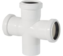 Крестовина ДИГОР ЛЮКС 50/50/50, угол 87, для внутренней канализации SICR50/50/50A87HT