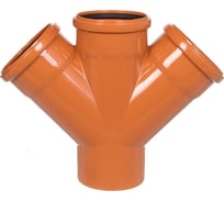 Крестовина ДИГОР для наружной канализации 110/110/110, угол 45 SECR110/110/110A45