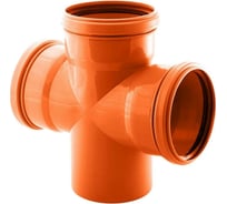 Крестовина ДИГОР для наружной канализации 110/110/110, угол 87 SECR110/110/110A87