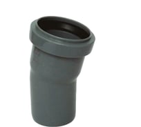 Отвод ДИГОР PP-H 50, угол 15, для внутренней канализации SIEL50A15