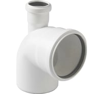 Отвод ДИГОР ЛЮКС РР-Н 110, угол 87, выход 50 верх, для внутренней канализации SIEL110A87HTOUT50U