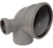 Отвод ДИГОР РР-Н 110, угол 87, выход 50 левый, для внутренней канализации SIEL110A87OUT50L