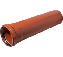 Труба для наружной канализации ДИГОР Эконом диаметр 110 мм, L-3000 мм, толщина стенки 3 SEPI110S30L3000EC