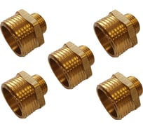 Переходной ниппель HG 1/2" x 1/4", 5 шт 1647836