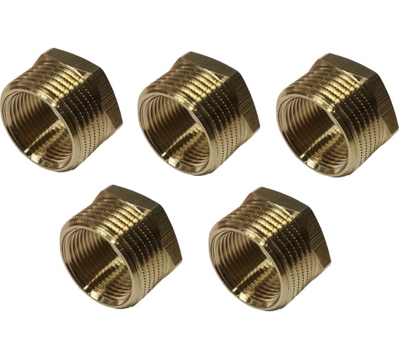 Футорка HG 1/2 НР x 3/8 ВР, 5 шт 1648086 1