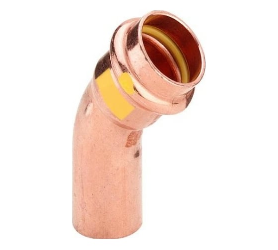 Отвод VIEGA 45 Profipress G с SC-Contur 22 мм 345693