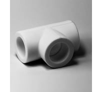 Тройник ООО МультиМирПласт ППР 20 белый, упаковка 40 шт ППР ТРК 20/40