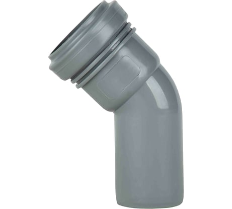 Отвод ООО МультиМирПласт 32x45 серый ОТВ ВК 32/45