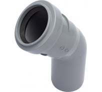 Отвод ООО МультиМирПласт 40x45 серый ОТВ ВК 40/45