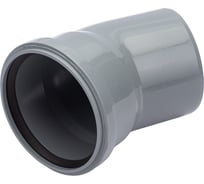 Отвод ООО МультиМирПласт 110x30 серый ОТВ ВК 110/30
