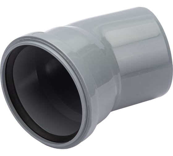 Отвод ООО МультиМирПласт 110x30 серый ОТВ ВК 110/30