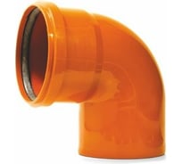 Отвод ООО МультиМирПласт 110x87.5 SN2 рыжий ОТВ НК 110/87.5 SN2