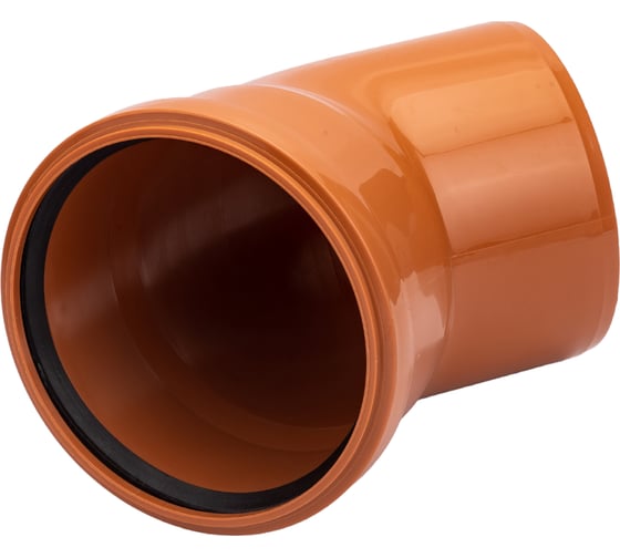 Отвод ООО МультиМирПласт 160x45 SN2 рыжий ОТВ НК 160/45 SN2