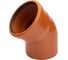 Отвод ООО МультиМирПласт 160x45 SN2 рыжий ОТВ НК 160/45 SN2 2