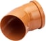 Отвод ООО МультиМирПласт 160x45 SN2 рыжий ОТВ НК 160/45 SN2 4