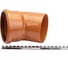 Отвод ООО МультиМирПласт 160x45 SN2 рыжий ОТВ НК 160/45 SN2 6
